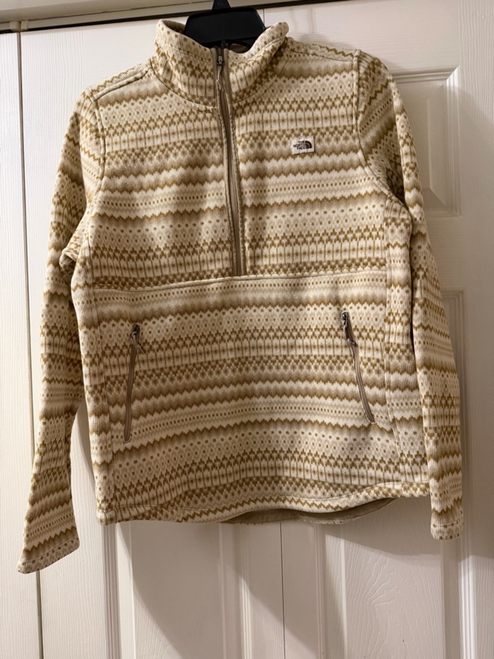 The North Face Printed Crescent 1/4 Zip Women’s Size M Pullover
